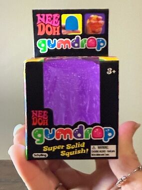 NeeDoh Gumdrop Super Solid Purple Squish. TIKTOK favorite.